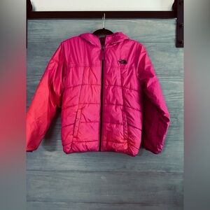 The North Face Women's Insulated REVERSIBLE‎ Gorpcore Puffer Jacket Coat RED